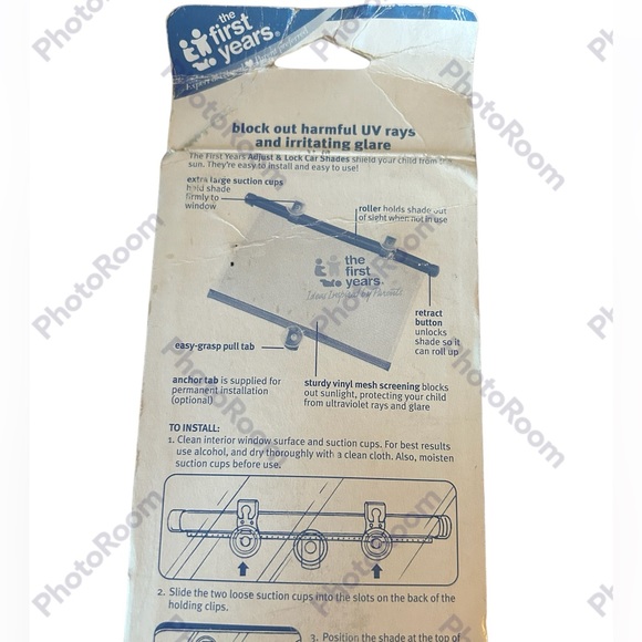 The First Years Adjust And Lock - 16 Inch Car Shades - 2 Pack - Picture 5 of 6